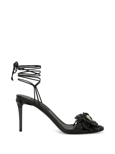 Philipp Plein Flower-detail Sandals In Multi