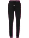 Philipp Plein Fluo Cotton Track Pants In Black