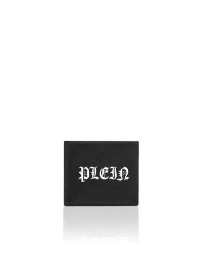 Philipp Plein French Wallet Gothic Plein In Black