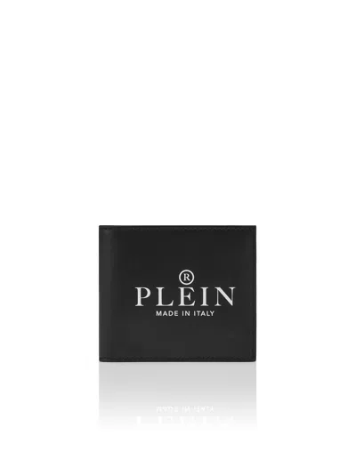 Philipp Plein French Wallet Iconic Plein In Black