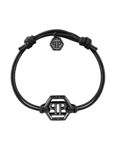 Philipp Plein Friendship Stainless-steel Bracelet In Black