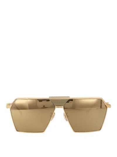 Philipp Plein Sunglasses In Gold