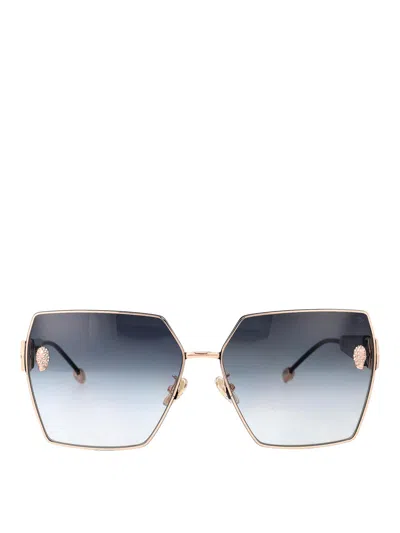 Philipp Plein Sunglasses In Gold