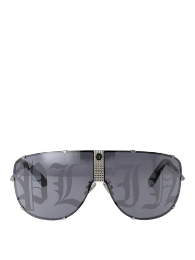 Philipp Plein Sunglasses In Gray