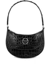 PHILIPP PLEIN GALAXY CROCODILE-EMBOSSED TOTE BAG