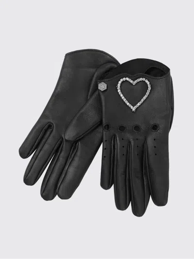 Philipp Plein Mid-gloves Heart Women In Black