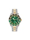 Philipp Plein Gmt-i Challenger Baguettes 44mm In Green