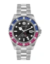 Philipp Plein Gmt-i Challenger Baguettes 44mm In Silver