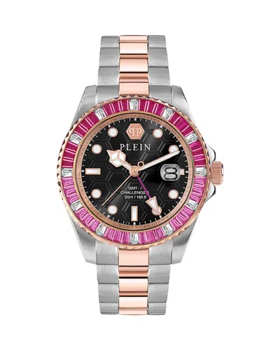 PHILIPP PLEIN GMT-I CHALLENGER BAGUETTES WATCH, 44MM