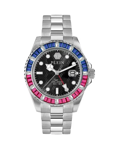 PHILIPP PLEIN GMT-I CHALLENGER BAGUETTES WATCH, 44MM