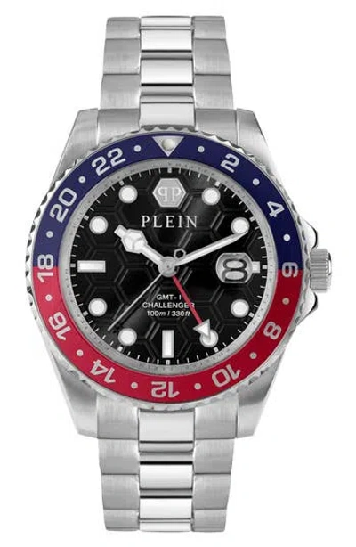 PHILIPP PLEIN PHILIPP PLEIN GMT-I CHALLENGER BRACELET WATCH, 44MM