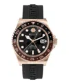 Philipp Plein Gmt-i Challenger Silicone Watch In Gold
