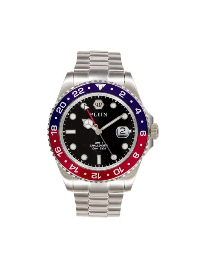 Philipp Plein Gmt-i Challenger Two-tone Stainless Steel Bracelet Watch/44mm In Metallic