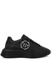 Philipp Plein Godzilla Runner Logo-plaque Sneakers In Black
