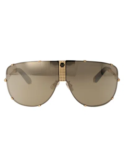 Philipp Plein Gold Metal Sunglasses