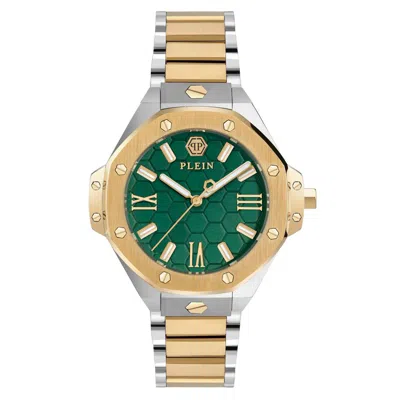 Philipp Plein Gold Stainless Steel Dress Watch In Neutral
