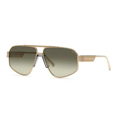 Philipp Plein Gold Titanium Sunglasses
