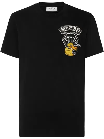 Philipp Plein Gothic Duck T-shirt In Black