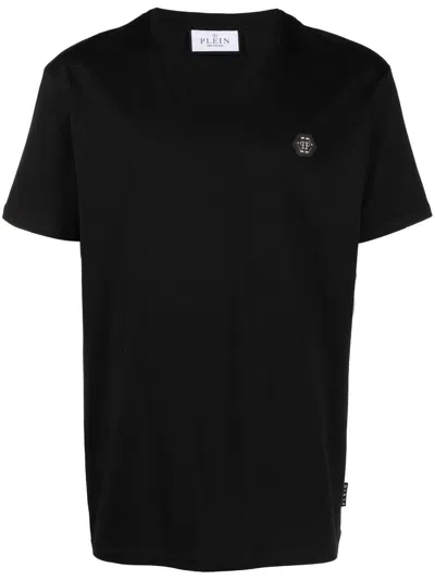 Philipp Plein Skull-print Short-sleeved T-shirt In Black