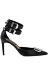 Philipp Plein Gothic Mid-heel Pumps In Black