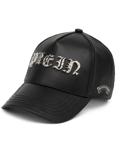 Philipp Plein Gothic Plein Baseball Cap In Black