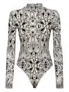 Philipp Plein Gothic Plein Bodysuit In Multi