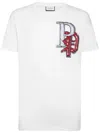 Philipp Plein T-shirt Round Neck Ss Skully Gang Men In White