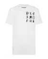 Philipp Plein T-shirt Round Neck Ss Gothic Plein In White