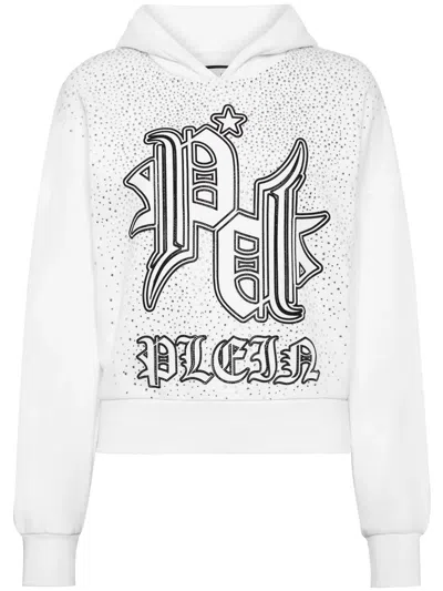 Philipp Plein Gothic Plein Rhinestone-embellished Hoodie