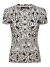Philipp Plein Tulle Sexy Pure Fit T-shirt Gothic Plein In White