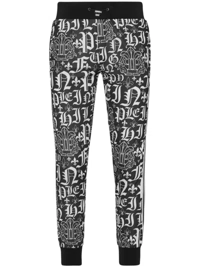 Philipp Plein Gothic Plein Track Pants In Black