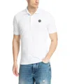 Philipp Plein Skull Pattern Short-sleeved Polo Shirt In White