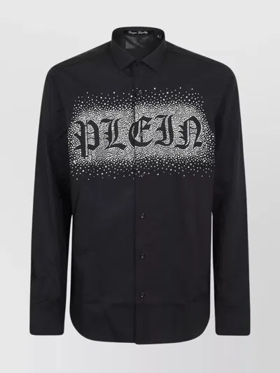 Philipp Plein Shirt Sugar Daddy Gothic Plein In Black