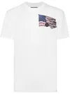 Philipp Plein Graphic-print Cotton T-shirt In White