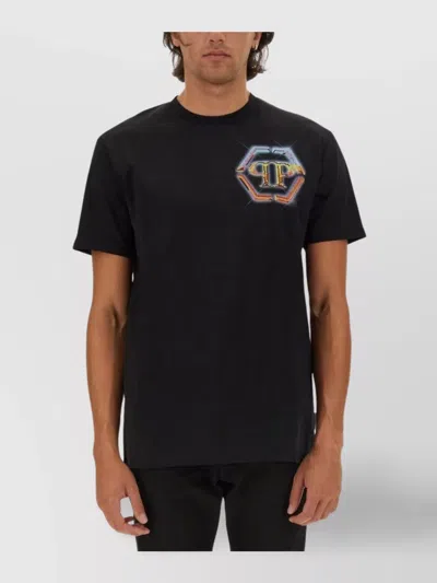 PHILIPP PLEIN GRAPHIC PRINT CREW NECK T-SHIRT