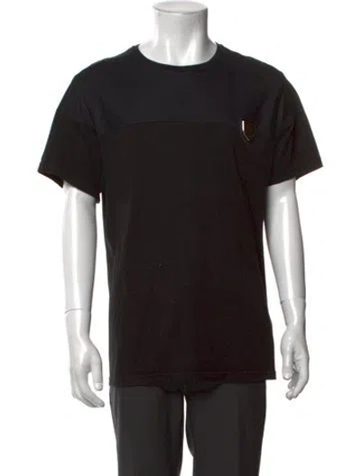 Pre-owned Philipp Plein Graphic Print Crew Neck T-shirt In Black