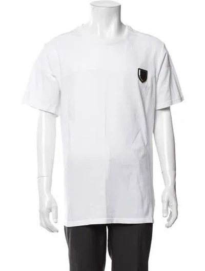 Pre-owned Philipp Plein Graphic Print Crew Neck T-shirt In White