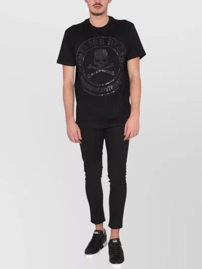 PHILIPP PLEIN GRAPHIC PRINT CREWNECK T-SHIRT