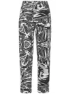 Philipp Plein Graphic-print Jeans In White