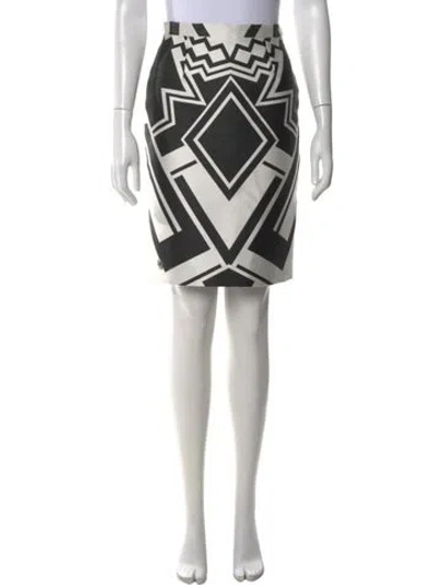 Pre-owned Philipp Plein Graphic Print Mini Skirt In Multi