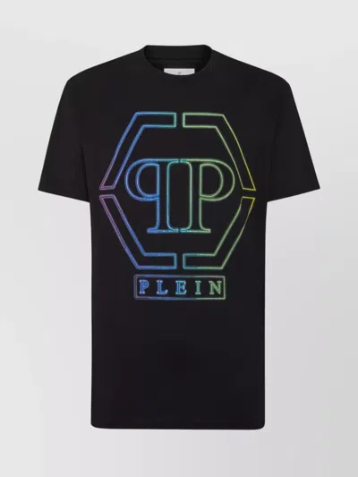 PHILIPP PLEIN GRAPHIC PRINT ROUND NECK T-SHIRTS
