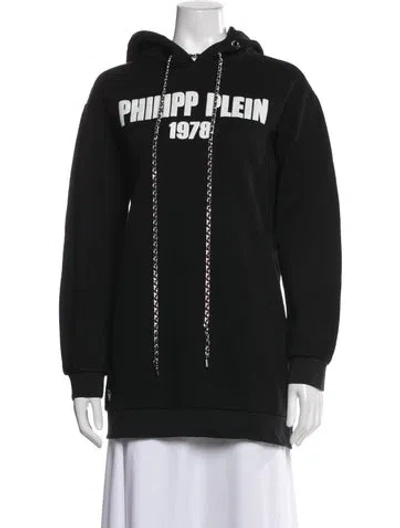Pre-owned Philipp Plein Graphic Print Sweatpants In Black