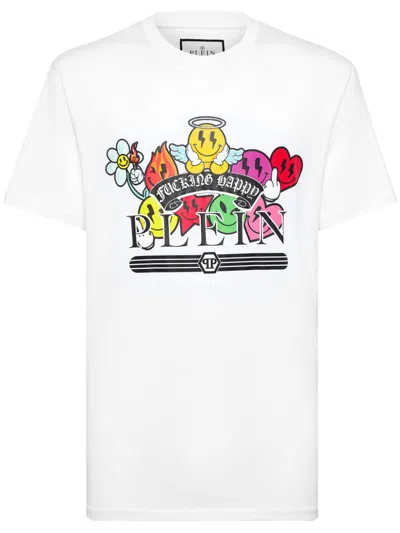 Philipp Plein Graphic-print T-shirt In White
