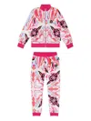 Philipp Plein Graphic-print Tracksuit Set In Pink