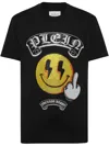 Philipp Plein Graphic Stamp T-shirt In Black