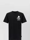 Philipp Plein Crew Neck T-shirt With Print In Multi
