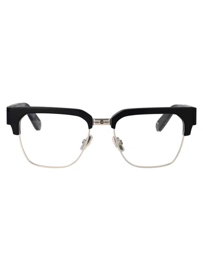 Philipp Plein Grey Acetate Glasses