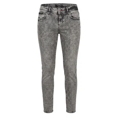 Philipp Plein Grey Cotton Women Jeans