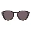 Philipp Plein Grey Oval Men's Sunglasses Spp002m 721y 51 In Black