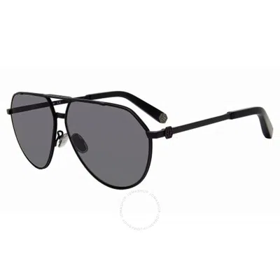 Philipp Plein Grey Pilot Men's Sunglasses Spp007m 531p 64 In Gray